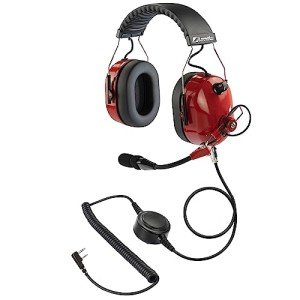 Arrowmax PNR Noise Isolation Headphone Compatible with BaoFeng BTECH UV-5R UV-5RA UV-5RE UV-5R3 BF-F8HP UV-82HP Kenwood 2-PIN 2 Pin Radios NX-1200 NX-1300 NX-P1200 NX-P1300 NX-3220 (Red)