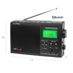 C. Crane CCRadio 3 Long Range Reception AM, FM, NOAA Weather Plus Alert and 2-Meter Ham Band Portable Digital Radio with Bluetooth
