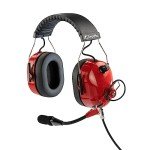 Arrowmax PNR Noise Isolation Headphone Compatible with BaoFeng BTECH UV-5R UV-5RA UV-5RE UV-5R3 BF-F8HP UV-82HP Kenwood 2-PIN 2 Pin Radios NX-1200 NX-1300 NX-P1200 NX-P1300 NX-3220 (Red)