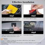 YNIBST Universal CB Microphone Hanger Radio Speaker Mic Holder with Adhesive Back, Mobile Speaker Mic Mount for Midland AnyTone Transceiver(Black,2 Pack)