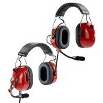 Arrowmax PNR Noise Isolation Headphone Compatible with BaoFeng BTECH UV-5R UV-5RA UV-5RE UV-5R3 BF-F8HP UV-82HP Kenwood 2-PIN 2 Pin Radios NX-1200 NX-1300 NX-P1200 NX-P1300 NX-3220 (Red)