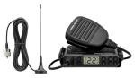 Midland – MXT105 - 5 Watt GMRS MicroMobile Two Way Radio - Off Roading Outdoor RZR Farm Trails Radio - External Magnetic Mount Antenna - NOAA Weather Alerts