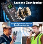 Long Range Rechargeable Walkie Talkies with NOAA Weather | 2-Pack