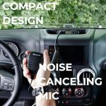 Midland – MXT105 - 5 Watt GMRS MicroMobile Two Way Radio - Off Roading Outdoor RZR Farm Trails Radio - External Magnetic Mount Antenna - NOAA Weather Alerts