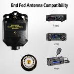 JYR8010-150W End Fed Half Wave Antenna for Ham Radio 8 Band 10m 12m 15m 17m 20m 30m 40m 80m Long Wire Antenna, 1:64 Balun No Tuning Great for POTA/SOTA