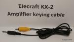 Elecraft KX-2 Amplifier Keying cable 
