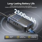 Retevis RT86A Long Range Walkie Talkies with Earpiece, High Power GMRS Two Way Radio with 6 Way Charger, Group Call, Easy Pairing, Waterproof Durable 2 Way Radio for Construction, Industry(6 Pack)