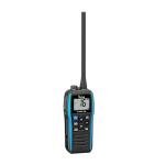 Icom M25EVO Blue Marine VHF Radio | Floating | Waterproof | USB Charging | Lightweight | Long Battery Life | Boating Essentials