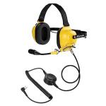 Arrowmax AHDH0032-YW-M1 Noise Cancelling Headset Compatible with Motorola CP200D CP100D R2 DEP450 BPR40D CP200 CP185 BPR40 Yaesu FT-65 FT-25 FT-4X/V XiR P3688