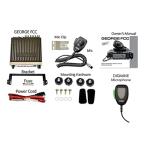 George FCC AM/FM/SSB CB Radio with DIGIMIKE Microphone, CTCSS/DCS, Large 7 Color LCD Display, Weather Channel/Alert, ASC, VOX, Scan Skip, USB Port, NRC, Automatic SWR, PA, with Keychain