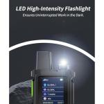 Lifetime Free Global Walkie Talkies Unlimited Range 4G PoC Radio Nationwide Handhold Long Distance PTT Two Way Radio Portable Radios with Flashlight for Family and Work Teams(4 Pack with SIM)