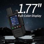 Lifetime Free Global Walkie Talkies Unlimited Range 4G PoC Radio Nationwide Handhold Long Distance PTT Two Way Radio Portable Radios with Flashlight for Family and Work Teams(4 Pack with SIM)