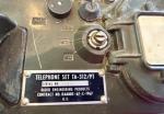 Vintage US Army Field Telephone Set TA-312/PT Military Radio