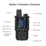 Lifetime Free Global Walkie Talkies Unlimited Range 4G PoC Radio Nationwide Handhold Long Distance PTT Two Way Radio Portable Radios with Flashlight for Family and Work Teams(4 Pack with SIM)