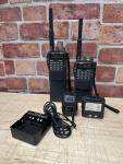 Lot Of Alinco DJ-580T w/ Charging Dock Handheld Transceiver One Extra Battery