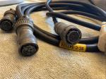 3 Military Radio Test Equipment AC Power Cables 4’