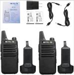 2Pack Retevis RT22 Walkie Talkies Two Way Radios Rechargeable for Church/School
