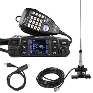 Anytone AT-778UV Amateur Mobile Radio with Car Antenna, 2 Way Radios Long Range 25 Miles, Ideal for Beginners Outdoor Activities