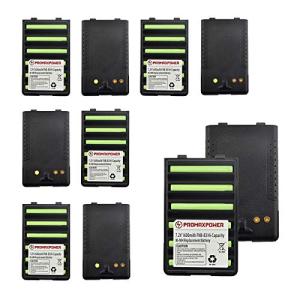 PROMAXPOWER [10-Pack 1600mAh Ni-MH FNB-83, FNB-V57, FNB-V94 Replacement Battery Compatible with Vertex, Yaesu & Standard Horizon Two-Way Radios FT-60, FT-270R, VX-170, VXA-220, HX270S, HX370S, HX500S
