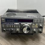 Vintage Yaesu FT-757GX Ham Radio Transceiver W/ Microphone For Parts Or Repair