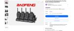 4 Pack Baofeng BF-88A Walkie Talkie 2 Two Way Radio Long Range Handheld FRS