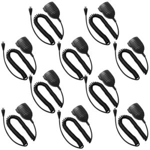 10 Pack MH-67A8J Handheld Speaker Microphone 8 Pin Mic for Yaesu/for Vertex VX2500 VX2508 VX2208 VX2108 FT-450 FT-817 FT-857D,Remote Shoulder Mobile Microphone