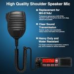 10 Pack MH-67A8J Handheld Speaker Microphone 8 Pin Mic for Yaesu/for Vertex VX2500 VX2508 VX2208 VX2108 FT-450 FT-817 FT-857D,Remote Shoulder Mobile Microphone