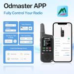 TIDRADIO TD-M2 Pro Unlimited Range Rapid Global Walkie Talkies,Dual Mode -4G LTE PoC Radio with SIM Card+FRS Two Way Radio Long Range Global PTT 2-way Radios for Family,Business,Company,Outdoor -2Pack