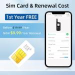 TIDRADIO TD-M2 Pro Unlimited Range Rapid Global Walkie Talkies,Dual Mode -4G LTE PoC Radio with SIM Card+FRS Two Way Radio Long Range Global PTT 2-way Radios for Family,Business,Company,Outdoor -2Pack