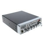 RoadKing RKCBFM Dual-Mode AM/FM CB Radio for Truckers Full 40 Channels Pro Emergency Channel CB with Noise-Cancelling Mic Large Display - Silver