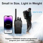 BaoFeng Walkie Talkies for Adults Long Range Rechargeable Walkie-Talkie with 20PCS Batteries & Earpieces with Mic, Portable FRS Two Way Radios for Business Camping Family Kids, Black BF-88A 10Pack