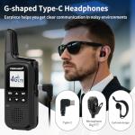 Global Rapid Walkie Talkies Unlimited Range 4G LTE PoC with SIM Cards, Long Distance Two Way Radios, APP Management, Nationwide PTT, for Family,Logistics,Truck Fleet,Construction site,Company, 4 Pack