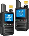 Lifetime Free Unlimited Range Rapid Global Walkie Talkies PTT Push-To-Talk over 