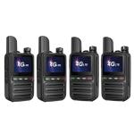 4 Pack Nationwide Unlimited Range Walkie Talkies Poc Two-Way Radio Long Range,Pre-Installed Sim Card (Free for Life) Suitable for Fleet Dispatch/Construction Site Collaboration/Family Emergencies