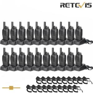Long Range Walkie Talkies Retevis H777 FRS 2W 1000mAh Two Way Radios 20Pack