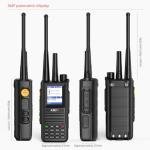 KSUN 4G Network Lifetime Free Global POC Radios PTT with Pre-Paid SIM Card Walkie Talkies Unlimited Range, Handheld UHF Dual Mode, Gifts for Family Bus Drivers, Camping KSUN CT58 (2 Pack)
