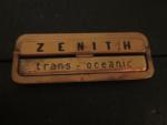 Zenith Trans-Oceanic T600 AM Shortwave Radio Receiver 6A40Z Chasiss Vintage