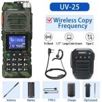 US Baofeng UV-25 Walkie Talkie Long Range Multi Band NOAA Ham Two Way Radio Kit