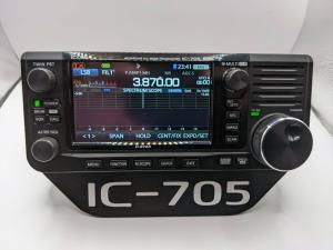 Nifty Angled Desk Stand for Icom IC-705 QRP Radio Transceiver