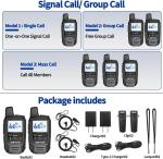 Unlimited Range Walkie Talkies - 5000 Miles POC Two Way Radio with Headset