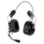 Arrowmax ASH1042-BK-M1 Dual Muff PNR Hard Hat Headset with PTT and Noise Cancelling MIC Compatible with Motorola CP200D CP100D R2 DEP450 BPR40D CP200 CP185 BPR40 Yaesu FT-65 FT-25 FT-4X/V