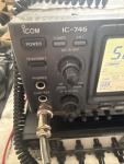Icom IC-746 HF VHF All-Mode Ham Radio Transceiver 100W Tested Working