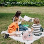 Portable Radio AM FM Shortwave Vintage Radio, Great Reception Receiver Bluetooth