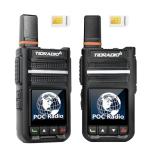 TIDRADIO TD-G18 Rapid Unlimited Range Global Walkie Talkies, PoC Radio Nationwide 6000+ Miles, Long Range Two Way Radios PTT 4G LTE for Family, Logistics, Company -2pcs with SIM Card
