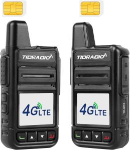 TD-M15 Rapid Global Walkie Talkies 5000 Mile Long Range Poc Radios, 4G LTE Unlim