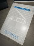 Vintage Grundig Traveller II Seven Band Travel Shortwave Radio w/ Case & Earbuds