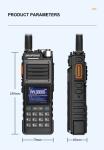 Baofeng UV-25 Long Range 10W Walkie Talkie Tri-Band  NOAA Type-C Ham Radios