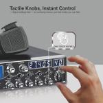 Texas Ranger TRE-2639 40 Channel AM CB Radio for Truckers – Metal-Reinforced Front Panel, Large Multi-Function Meter, GNF Noise Filter, Variable Power, Talkback & SWR Protection, Quick CH19