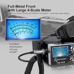 Texas Ranger TRE-2639 40 Channel AM CB Radio for Truckers – Metal-Reinforced Front Panel, Large Multi-Function Meter, GNF Noise Filter, Variable Power, Talkback & SWR Protection, Quick CH19