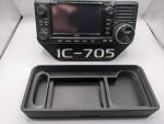 Nifty Angled Desk Stand for Icom IC-705 QRP Radio Transceiver w/FRONT FACE COVER